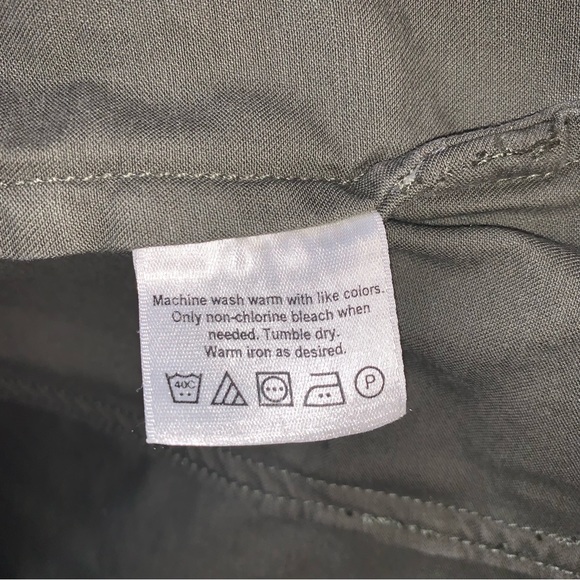 Eddie Bauer Womens Sz Small Olive Full Zip Lightweight Cinched Waist Jacket - Picture 7 of 7